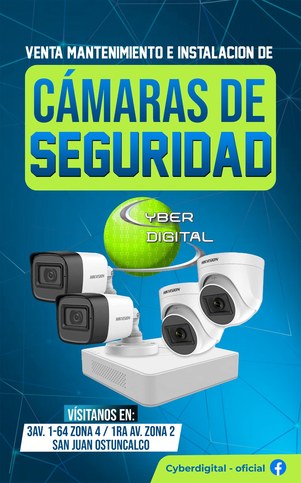 Cámaras de seguridad Cyber Digital